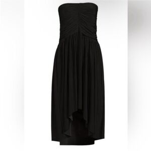 Misa Los Angeles Dalida High Low Women’s Black Maxi Skirt Size Large